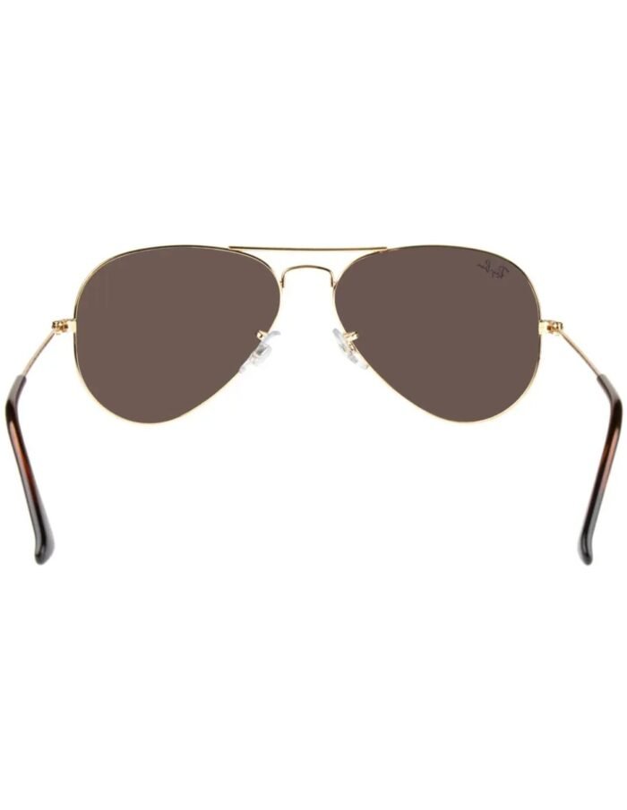 Anteojos Lentes de Sol Ray Ban Aviator RB3025 Degrade dorado/marrón  58-14 - Imagen 3