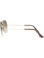 Anteojos Lentes de Sol Ray Ban Aviator RB3025 Degrade dorado/marrón  62-14 - Imagen 5