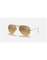 Anteojos Lentes de Sol Ray Ban Aviator RB3025 Degrade dorado/gris  58-14