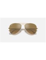 Anteojos Lentes de Sol Ray Ban Aviator RB3025 Degrade dorado/gris  58-14 - Imagen 7
