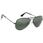 Anteojos Lentes de Sol Ray Ban Aviator RB3025 Espejo negro/plateado 58-14