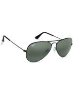 Anteojos Lentes de Sol Ray Ban Aviator RB3025 Espejo negro/plateado 58-14