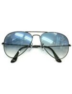 Anteojos Lentes de Sol Ray Ban Aviator RB3025 0023F 55-14  Degrade negro/azul - Imagen 4