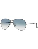 Anteojos Lentes de Sol Ray Ban Aviator RB3025 0023F 58-14  Degrade negro/azul - Imagen 2