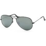Anteojos Lentes de Sol Ray Ban Aviator RB3025 Espejo negro/plateado 58-14