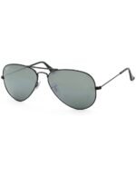 Anteojos Lentes de Sol Ray Ban Aviator RB3025 Espejo negro/plateado 58-14