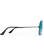 Anteojos Lentes de Sol Ray Ban Aviator RB3025 Espejo Degrade negro/verde 58-14 - Imagen 5