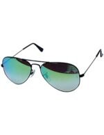 Anteojos Lentes de Sol Ray Ban Aviator RB3025 Espejo Degrade negro/verde 58-14 - Imagen 6
