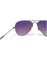 Anteojos Lentes de Sol Ray Ban Aviator RB3025 Espejo Degrade negro/verde 58-14 - Imagen 7