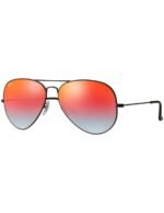 Anteojos Lentes de Sol Ray Ban Aviator RB3025 Espejo de bronce/rojo 55-14