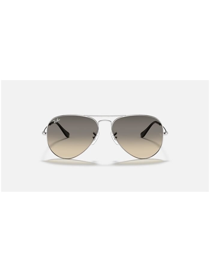 Anteojos Lentes de Sol Ray Ban Aviator RB3025 Degrade de plata/gris  58-14 - Imagen 3