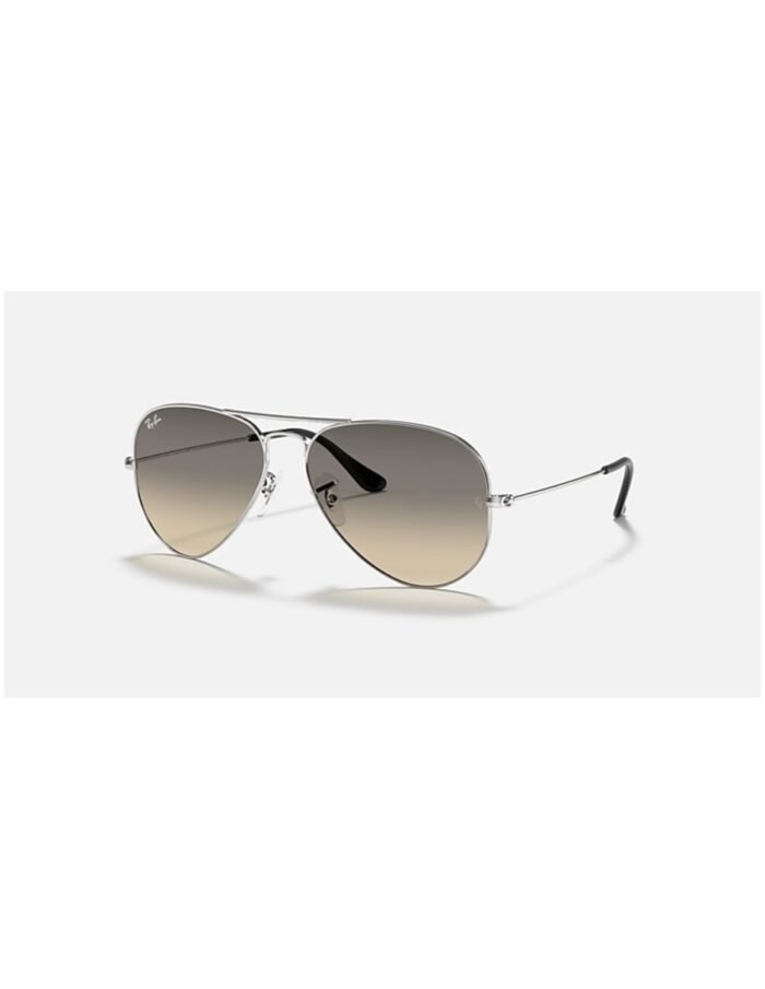 Anteojos Lentes de Sol Ray Ban Aviator RB3025 Degrade de plata/gris  62-14 - Imagen 2