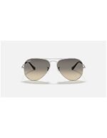 Anteojos Lentes de Sol Ray Ban Aviator RB3025 Degrade de plata/gris  62-14 - Imagen 3