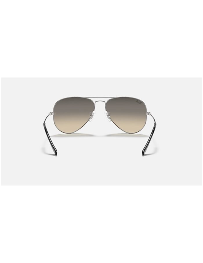 Anteojos Lentes de Sol Ray Ban Aviator RB3025 Degrade de plata/gris  62-14 - Imagen 4