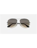 Anteojos Lentes de Sol Ray Ban Aviator RB3025 Degrade de plata/gris  62-14 - Imagen 5