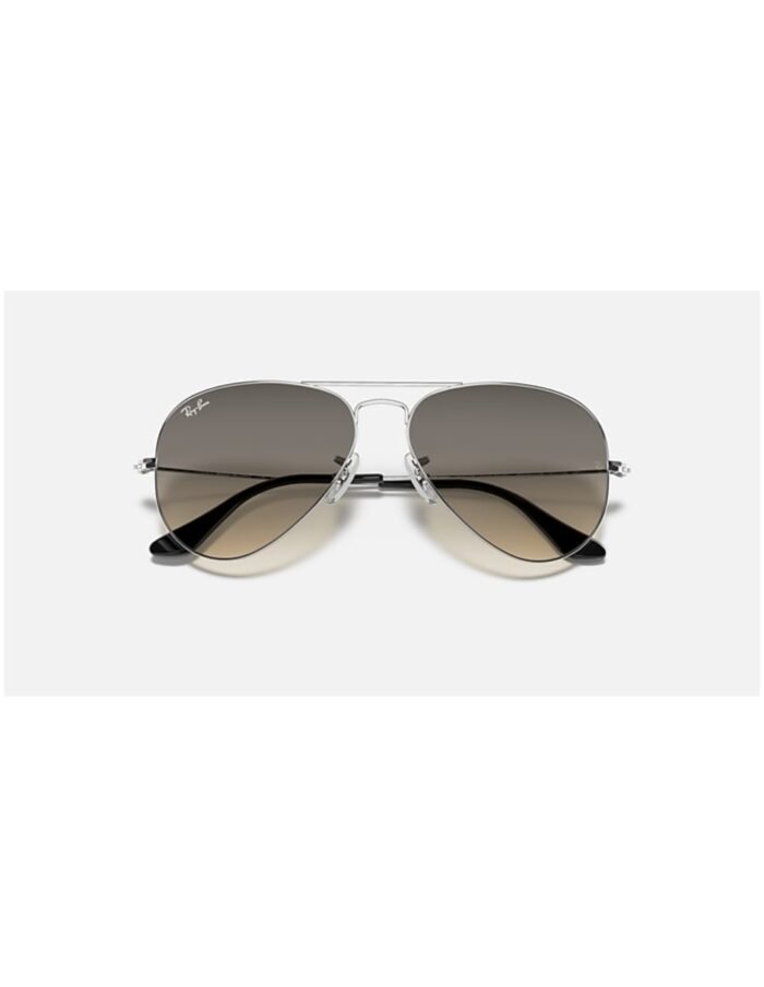 Anteojos Lentes de Sol Ray Ban Aviator RB3025 Degrade de plata/gris  62-14 - Imagen 5