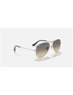 Anteojos Lentes de Sol Ray Ban Aviator RB3025 Degrade de plata/gris  62-14 - Imagen 6