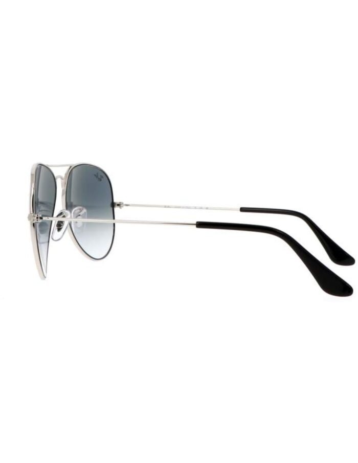 Anteojos Lentes de Sol Ray Ban Aviator RB3025 Degrade plateado/azul  58-14 - Imagen 4