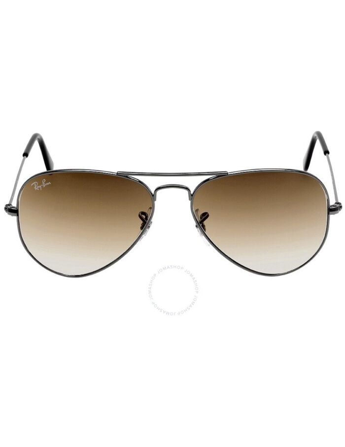 Anteojos Lentes de Sol Ray Ban Aviator RB3025 Degrade marrón /metalizado 58-14 - Imagen 2