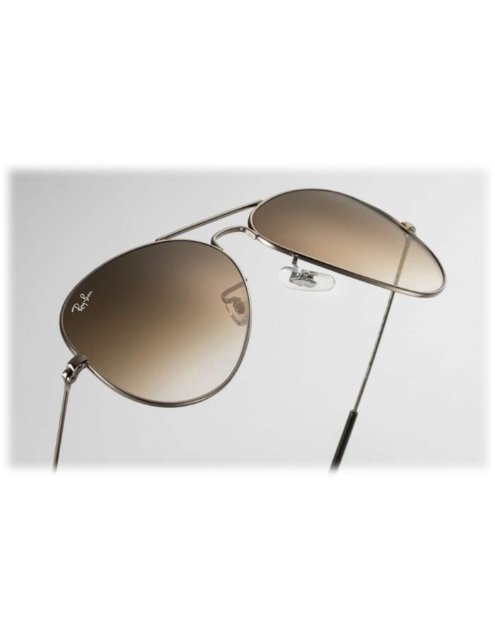 Anteojos Lentes de Sol Ray Ban Aviator RB3025 Degrade marrón /metalizado 58-14 - Imagen 3