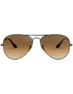 Anteojos Lentes de Sol Ray Ban Aviator RB3025 Degrade marrón /metalizado 58-14 - Imagen 4