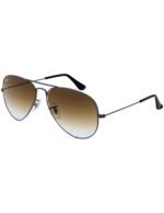 Anteojos Lentes de Sol Ray Ban Aviator RB3025 Degrade marrón /metalizado 58-14 - Imagen 5