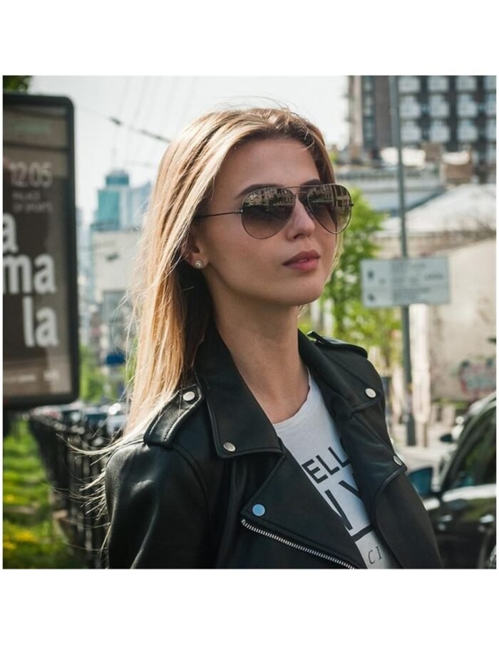 Anteojos Lentes de Sol Ray Ban Aviator RB3025 Degrade marrón /metalizado 58-14 - Imagen 8