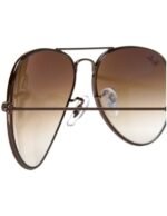 Anteojos Lentes de Sol Ray Ban Aviator RB3025 Degrade marrón/marrón  58-14 - Imagen 4