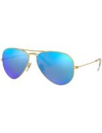 Anteojos Lentes de Sol Ray Ban Polarizado Aviator Rb3025 1124L 58-14