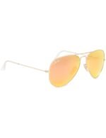 Anteojos Lentes de Sol Ray Ban Aviator RB3025 Espejo dorado mate/naranja 58-14 - Imagen 4
