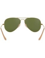 Anteojos Lentes de Sol Ray Ban Aviator RB3025 Espejo de bronce/violeta 58-14 - Imagen 5