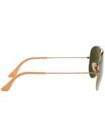 Anteojos Lentes de Sol Ray Ban Aviator RB3025 Espejo color bronce y lila 58-14 - Imagen 7