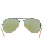 Anteojos Lentes de Sol Ray Ban Aviator RB3025 Espejo de bronce/violeta 55-14 - Imagen 6