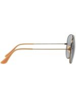 Anteojos Lentes de Sol Ray Ban Aviator RB3025 Espejo de bronce/violeta 58-14 - Imagen 7