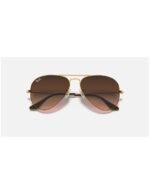 Anteojos Lentes de Sol Ray Ban Aviator RB3025 9001/A5 55 Clásico negro/verde - Imagen 5