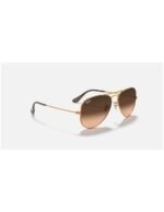 Anteojos Lentes de Sol Ray Ban Aviator RB3025 9001/A5 55 Clásico negro/verde - Imagen 6