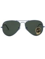 Anteojos Lentes de Sol Ray Ban Aviator RB3025 9187/31 62 Clásico negro/verde - Imagen 3