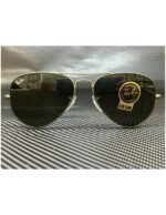 Anteojos Lentes de Sol Ray Ban Aviator RB3025 9191/31 58 Clásico negro/verde - Imagen 6