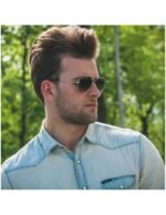 Anteojos Lentes de Sol Ray Ban Aviator RB3025 L0205 58-14  Clásico dorado/verde - Imagen 6