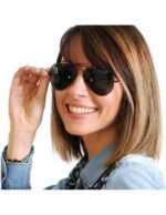 Anteojos Lentes de Sol Ray Ban Aviator RB3025 L2823 58-14  Clásico negro/verde - Imagen 7