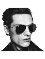 Anteojos Lentes de Sol Ray Ban Aviator RB3025 L2823 58-14  Clásico negro/verde - Imagen 8