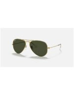 Anteojos Lentes de Sol Ray Ban Aviator RB3025 W3234 55-14  Clásico dorado/verde