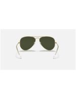Anteojos Lentes de Sol Ray Ban Aviator RB3025 W3234 55-14  Clásico dorado/verde - Imagen 6