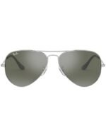 Anteojos Lentes de Sol Ray Ban Aviator RB3025 W3275 55-14  Plata/Gris - Imagen 4