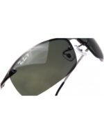 Anteojos Lentes de Sol Ray Ban Rb3183 Polarizado Verde/Gunmetal 63-15 - Imagen 4