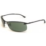 Anteojos Lentes de Sol Ray Ban Rb3183 RB3183 00671 63-15 Clásico negro/verde