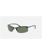 Anteojos Lentes de Sol Ray Ban Rb3183 RB3183 0069A 63-15 Gunmetal mate/verde
