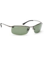 Anteojos Lentes de Sol Ray Ban Rb3183 RB3183 0069A 63-15 Gunmetal mate/verde - Imagen 2
