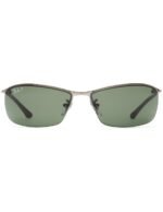 Anteojos Lentes de Sol Ray Ban Rb3183 RB3183 0069A 63-15 Gunmetal mate/verde - Imagen 3