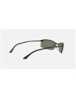 Anteojos Lentes de Sol Ray Ban Rb3183 RB3183 0069A 63-15 Gunmetal mate/verde - Imagen 4